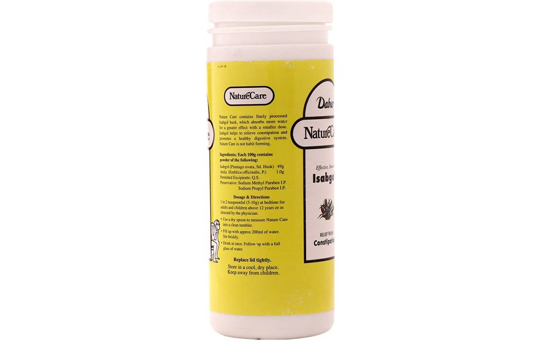 Dabur Nature Care Isabgol    Plastic Jar  375 grams